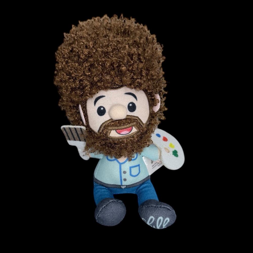 Bob Ross Artist Toy Plush Doll Fiesta Painter Beard 8 in Chill